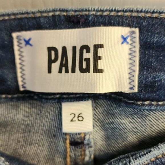 Paige Skyline Skinny Blue Jeans Size 26 USA size 4 - Picture 2 of 7
